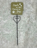 Resin Pet Memorial Garden Picks