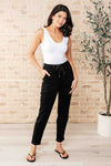 Carmen Double Cuff Judy Blue Jeans Joggers in Black - ONLINE EXCLUSIVE!
