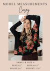 Kelsie Day Dreamer Mixed Floral Top in Mauve - ONLINE EXCLUSIVE!