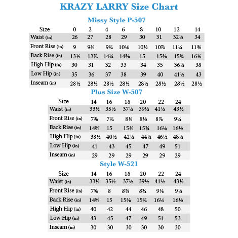 Pantalones tobilleros de peso pluma Krazy Larry