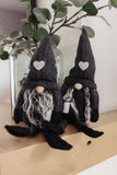 Coffee Lover Gnomes Set of 2 in Charcoal