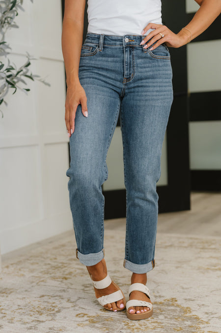 82132   Billings Super Dark High Waist Judy Blue Jeans