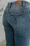 Colette Mid Rise Boyfriend Classic Cuffed Judy Blue Jeans