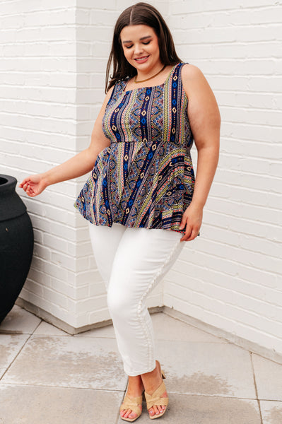 Cool Connections Peplum Tank - ONLINE EXCLUSIVE!
