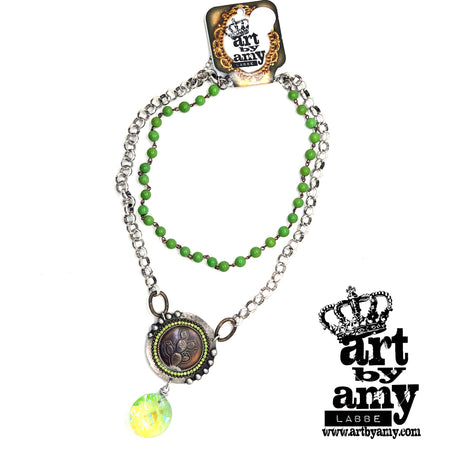 Keisha Northern Lights Necklace by Art by Amy