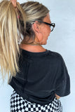 PREORDER: Regan Raw Hem Tee