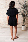 June Don't Worry 'Bout a Thing V-Neck Romper - ONLINE EXCLUSIVE!