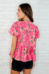 Floral Fling Puff Sleeve Blouse