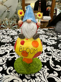 Happy Resin Gnome Decor