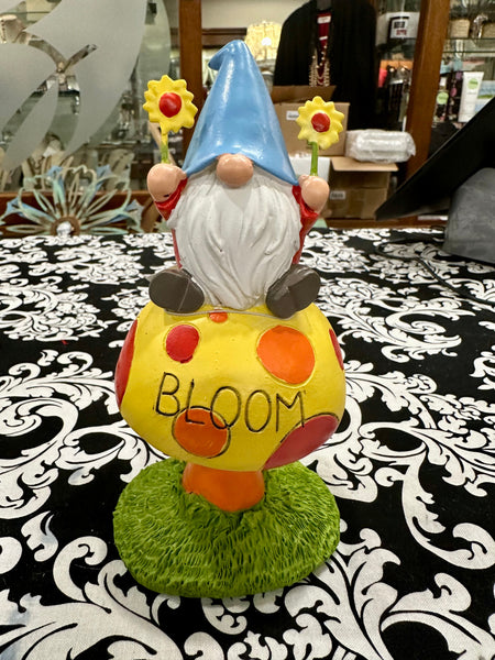 Happy Gnomes on Mushrooms Decor