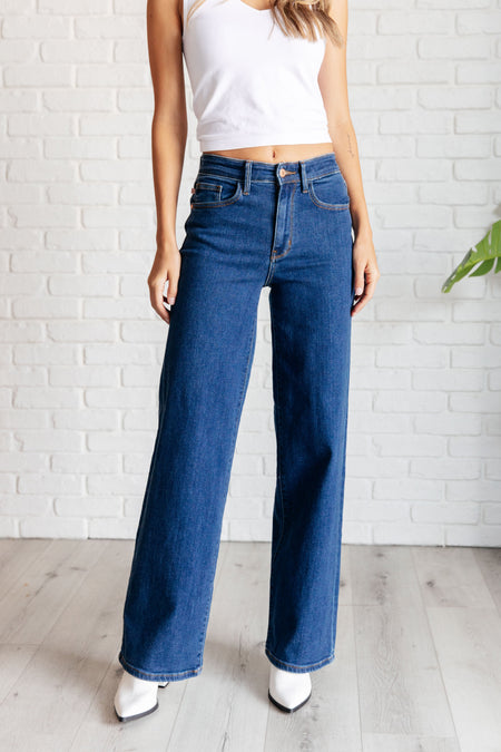 Mindy Mid Rise Wide Leg  Judy Blue Jeans - ONLINE EXCLUSIVE!