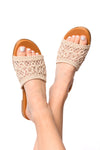 Hey Beach Sandals in Natural by Corky's - ONLINE EXCLUSIVE!