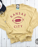 Kansas City Comfort Colors Long Sleeve Tshirt