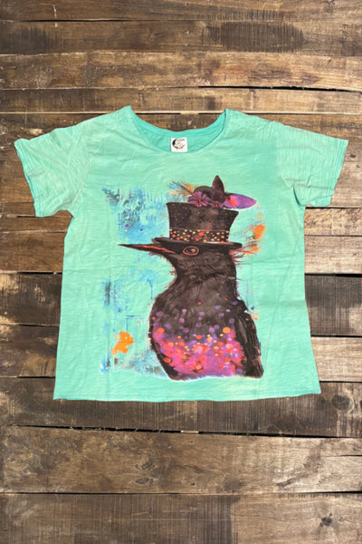 Raven Top Views Moon Dance T-Shirt by Jaded Gypsy