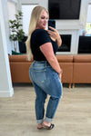Danny Mid Rise Cuffed Destroyed Boyfriend Judy Blue Jeans - ONLINE EXCLUSIVE!
