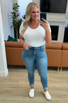 Nicole Tummy Control Skinny Judy Blue Jeans in Vintage Wash - ONLINE EXCLUSIVE!