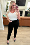 Reese Rhinestone Slim Fit Judy Blue Jeans in Black - ONLINE EXCLUSIVE!