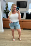 Darlene Hi-Rise Distressed Cuffed Cutoff Judy Blue Jeans Shorts - ONLINE EXCLUSIVE!