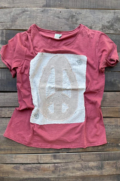 Johnna Tattered Tee Top by Jaded Gypsy