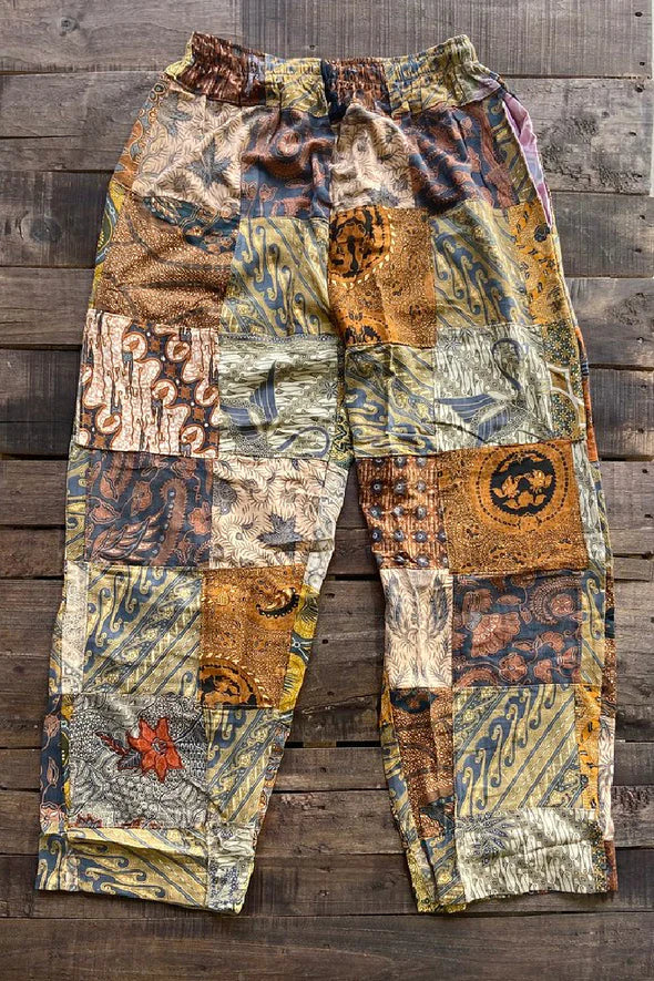 Madonna Patchwork Straight Pants by Jaded Gypsy