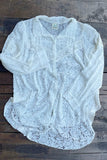 Kimberly Floral Medley Lace Top by Jaded Gypsy
