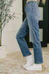 Izzie High Waist Straight Fit Judy Blue Jeans