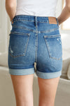 Jessica Hi-Rise Control Top Vintage Wash Cuffed Judy Blue Shorts - ONLINE EXCLUSIVE!