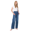 82558   Etta Hi-Rise Double-Button Wide Leg Judy Blue Jeans