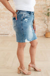 Carol High Rise Rigid Magic Denim Judy Blue Jeans Skirt - ONLINE EXCLUSIVE!