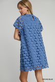 Larsyn Polka Dot Textured Mini Dress by Umgee