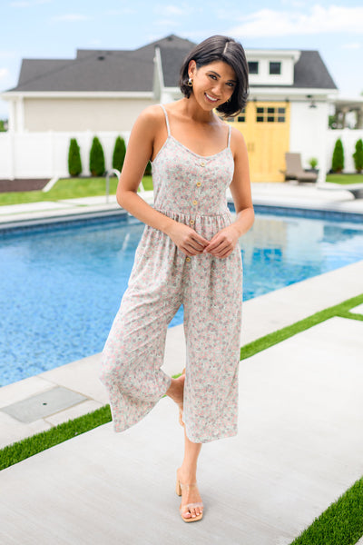 Lucky In Love Floral Jumpsuit - ONLINE EXCLUSIVE!