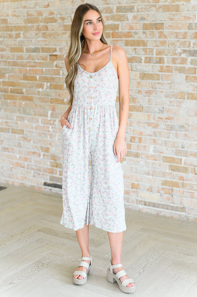 Lucky In Love Floral Jumpsuit - ONLINE EXCLUSIVE!