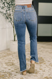 Maureen High Rise Distressed Bootcut  Judy Blue Jeans