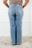 88766   Melia Hi-Rise Side Seam Detail Wide Leg Judy Blue Jeans - ONLINE EXCLUSIVE!