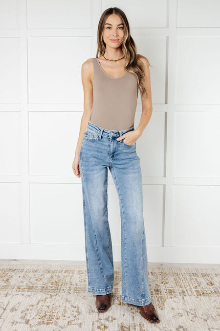 Ashley Hi-Rise Tummy Control Contrast Wash Skinny Judy Blue Jeans - ONLINE EXCLUSIVE!