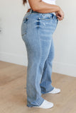 Mildred Hi-Rise V Front Waistband Straight Judy Blue Jeans - ONLINE EXCLUSIVE!