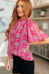 Bianca Moments Like This V-Neck Bell Sleeve Blouse - ONLINE EXCLUSIVE!