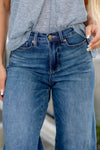 88847   Karody Hi-Rise Tummy Control Wide Leg Judy Blue Jeans