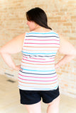 Need A Favor Colorful Henley Tank - ONLINE EXCLUSIVE!