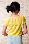 Nighttime Coffee Cardigan in Pineapple - ONLINE EXCLUSIVE!