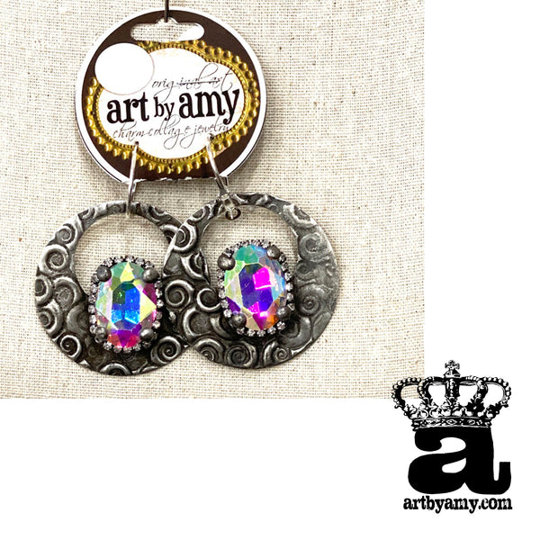 Keisha Northern Lights Earrings by Art by Amy