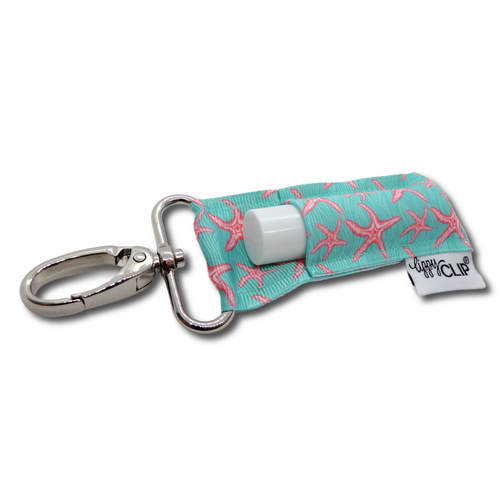 Pink Starfish LippyClip® Lip Balm Holder