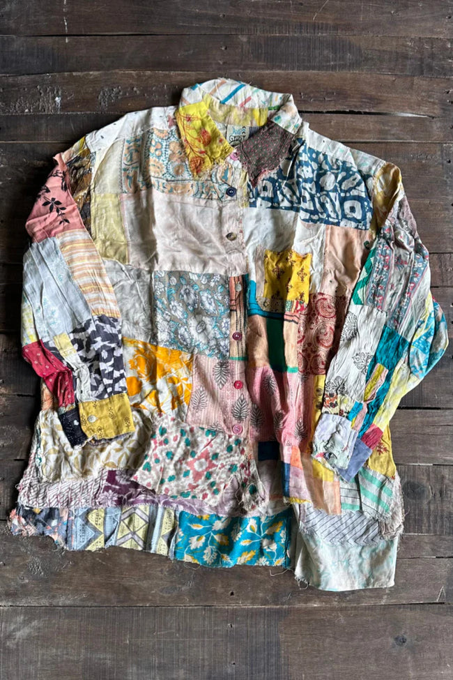 Catie Patchwork Sunrise Top by Jaded Gypsy