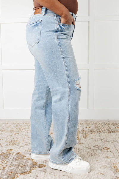 88884  Patricia Hi-Rise Rigid Magic 90's Straight Judy Blue Jeans - ONLINE EXCLUSIVE!