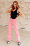 Peggy High Rise Cargo Straight Judy Blue Jeans in Pink - ONLINE EXCLUSIVE!