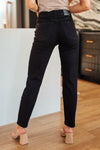 Reese Rhinestone Slim Fit Judy Blue Jeans in Black - ONLINE EXCLUSIVE!