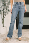 Robin High Waist Bootcut with Fray Hem Judy Blue Jeans