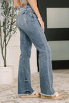 Robin High Waist Bootcut with Fray Hem Judy Blue Jeans