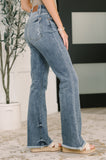 Robin High Waist Bootcut with Fray Hem Judy Blue Jeans