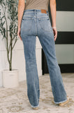 Robin High Waist Bootcut with Fray Hem Judy Blue Jeans